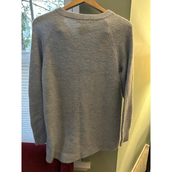 ABERCROMBIE Crewneck Waffle Knit Zip Pullover Sweater - Picture 3 of 5